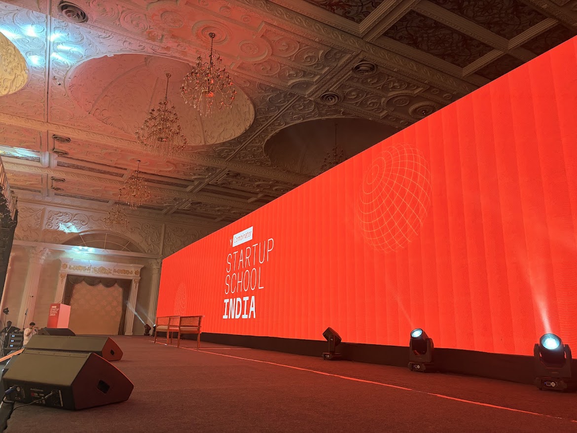 YC Startup School India stage
